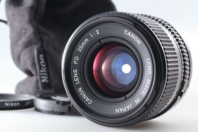 Near MINT +3] CANON NEW FD NFD 35mm F/2 MF Wide Angle Lens