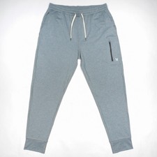 Vuori V416 Sunday Performance Jogger Light Blue Drawstring Active Pants L Large