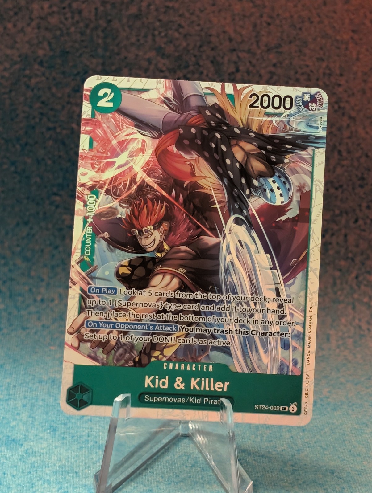 Starter Deck 24: GREEN Jewelry Bonney #ST24-002 Kid & Killer