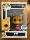 Funko Pixar Lightyear Sox Cat Vinyl Figure #1213- Flocked Exclusive Brand New
