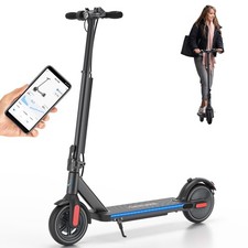 Caroma Electric Scooter Adults, 20 mph  300 lbs, 43.3 x 18.5 x 45.7", Black