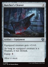MTG Magic the Gathering Butcher's Cleaver (256/612) Innistrad Remastered NM