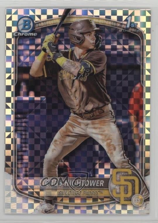 2025 Bowman Chrome Prospects X-Fractor Cobb Hightower #BCP-104 19l7