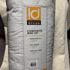   NEW  Long Shaggy Faux Fur Comforter Set, Plush Twin/Twin XL