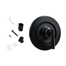 Shower Trim Kit Matte Black Posi-Temp Valve W/Pressure Compensator