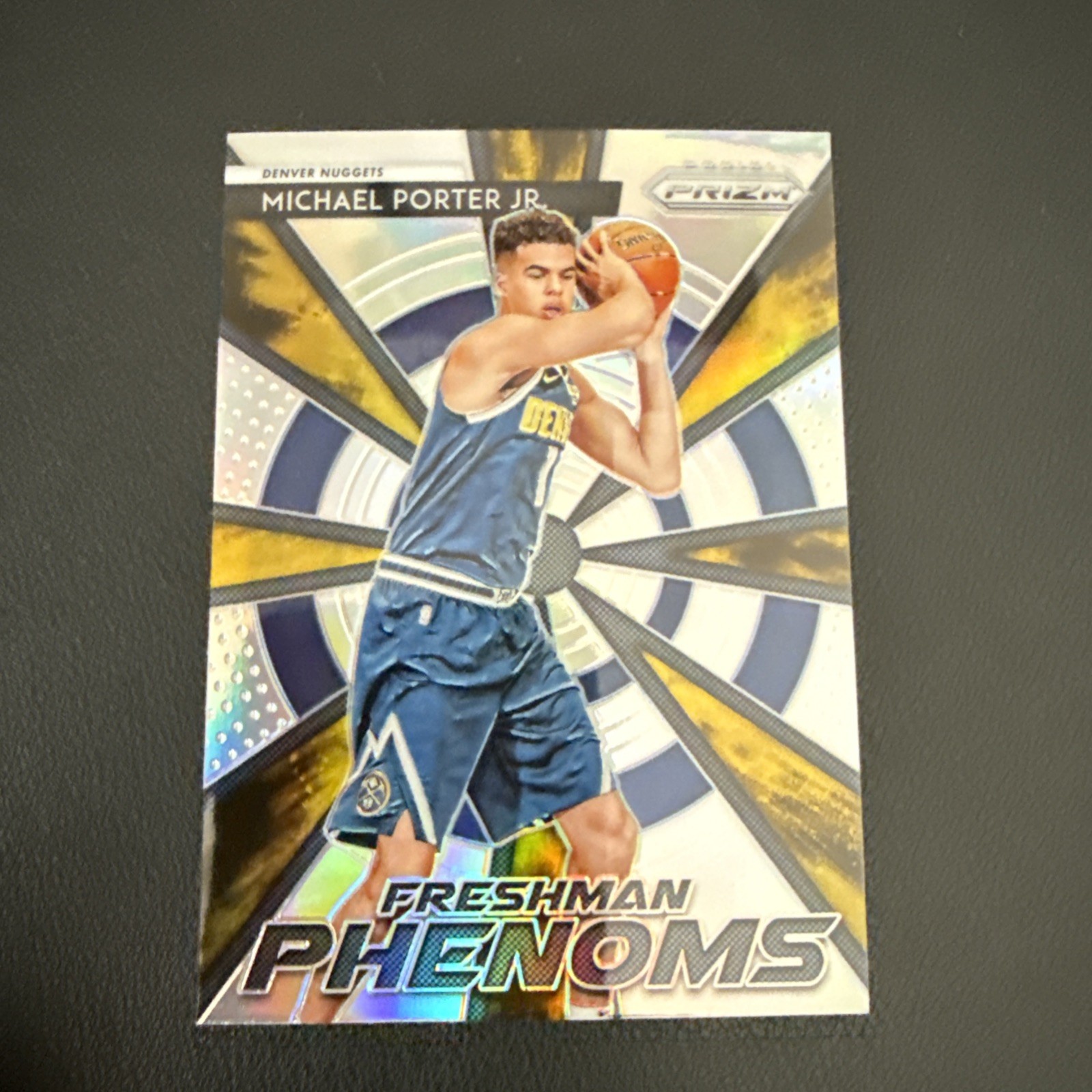 2018-19 Panini Prizm Freshman Phenoms Silver Prizm Michael Porter Jr. Rookie #12