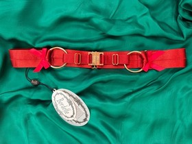Bordelle Burnt Red Adjustable Belt One Size NWT