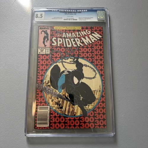 The Amazing Spider-Man #300 Marvel Comics 1988 CGC 8.5 Newsstand 1st Venom