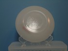 Vintage Anchor Hocking Fire King Milkglass Red Rose Saucer — photo 3
