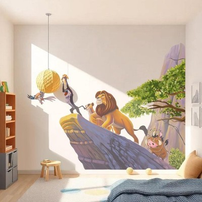 Disney König der Löwen Wandtattoo Simba Mufasa Kinderzimmer Kinderzimmer Sticker