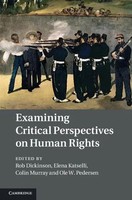 Rob Dickinson (U. A.) | Examining Critical Perspectives On Human Rights | Buch