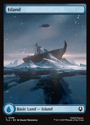 MTG Avatar FULL ART APPA LAND L Island #0288