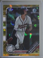 2019 Bowman Chrome Draft Sapphire Edition Gold 15/15 Braden Shewmake #BDC-59 7c5