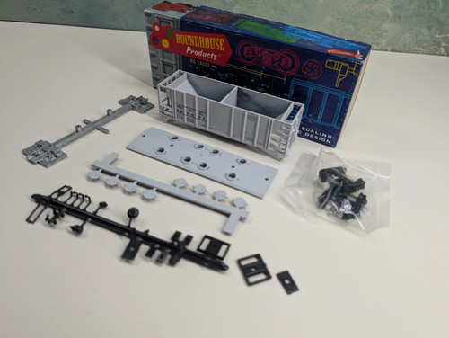 Roundhouse 1109609 HO 2 Bay Covered Hopper New York Central #880457 Bev-Bel KIT | Zustand: Used
