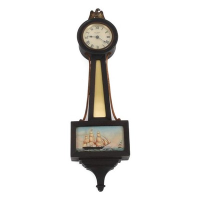 Seth Thomas 8 Day Reverse Painted Banjo Wall Clock