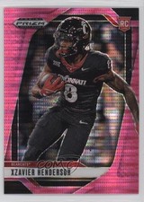 2025 Panini Prizm Draft Picks Neon Pink Pulsar 10/15 Xzavier Henderson #15 1pe9