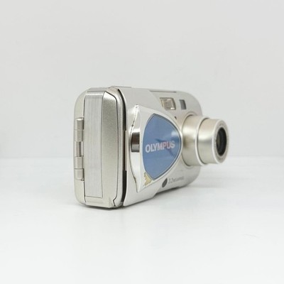 @RT-100360 OLYMPUS μ-15 DIGITAL #3456 OLYMPUS μ -15 Digital Camera Silver Tested Excellent Condition