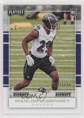 2017 Panini Playoff Rookies Kickoff 31/299 Marlon Humphrey #249 Rookie RC 0f8