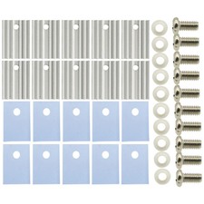 TO-220 Silver Heatsink 10 PCS for Cooling MOSFET Transistor Voltage Regulator