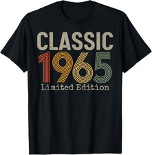 Classic 1965 Limited Edition 60 Year Old Gifts 60th Birthday T-Shirt