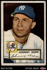 1952 Topps #214 Johnny Hopp Yankees 1.5 - FAIR