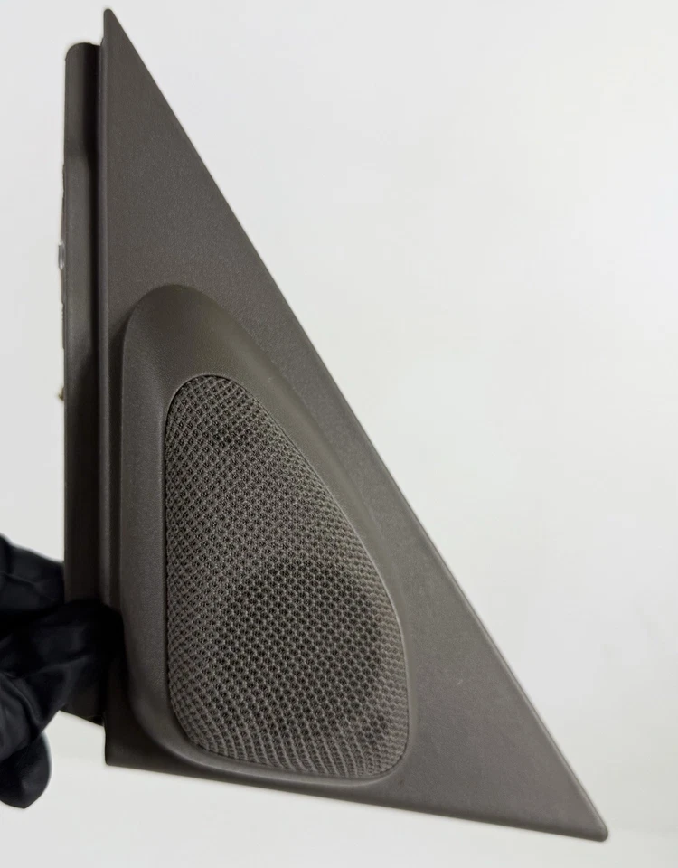 2001-2003 Acura CL Front Door Tweeters Left & Right Trim Set Tan Beige OEM - Image 2 of 4