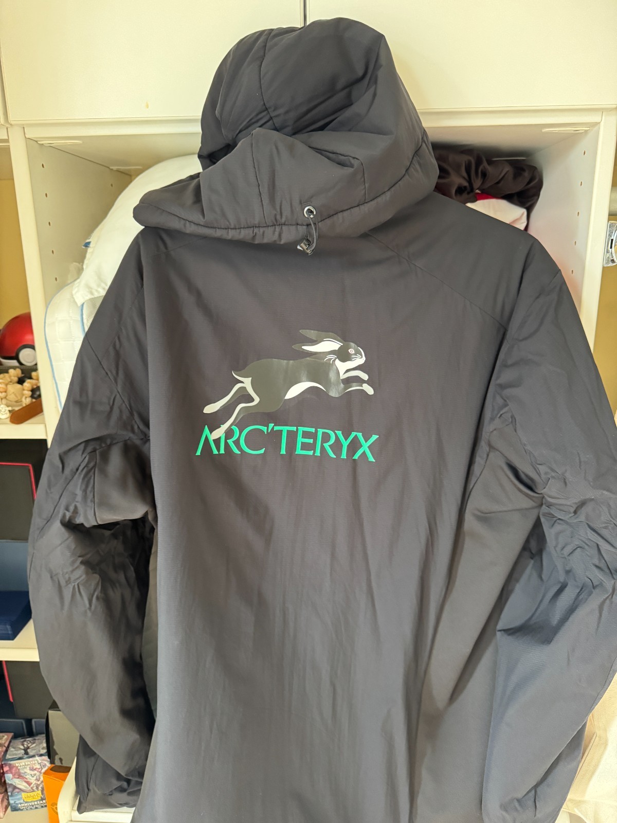 ARC'TERYX Arcteryx LNY LUNAR NEW YEAR ATOM LT FELPA CON CAPPUCCIO UOMO Taglia L Large Coniglio