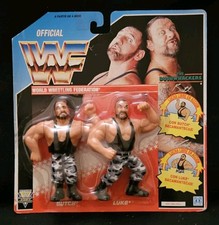 1991 Titan Sports WWF The Bushwhackers Butch And Luke Figures New!
