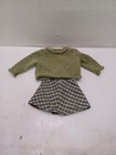 American Girl Pleasant Company Perfectly Plaid Outfit  Sweater/Skirt