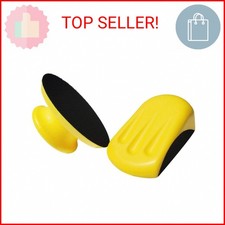 2 Pack 5 Inch Hand Sanding Blocks Round and Mouse-Shaped for 5 Inch Hook and Loo