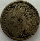1863 Indian Head Cent Exact Coin Imaged #IND1500