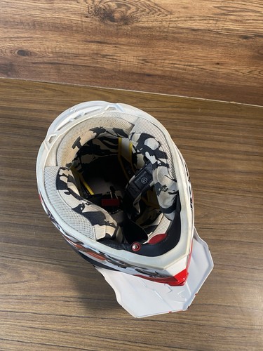 Casco Scorpion Exo Mx Vx-15 - Motocross Bianco Nero Rosso Taglia XL - Foto 17 di 24