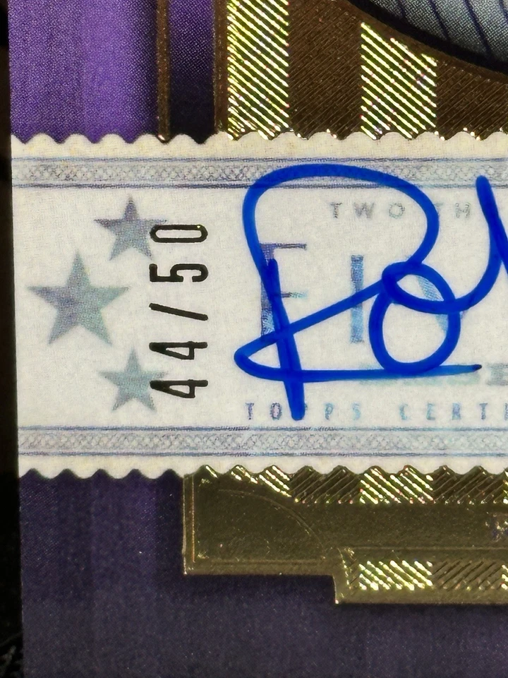 Robin Yount Milwaukee Brewers 2022 Topps Five Estrellas FSA-RY Firmado Automáticamente Púrpura/50 Foto 2 de 4