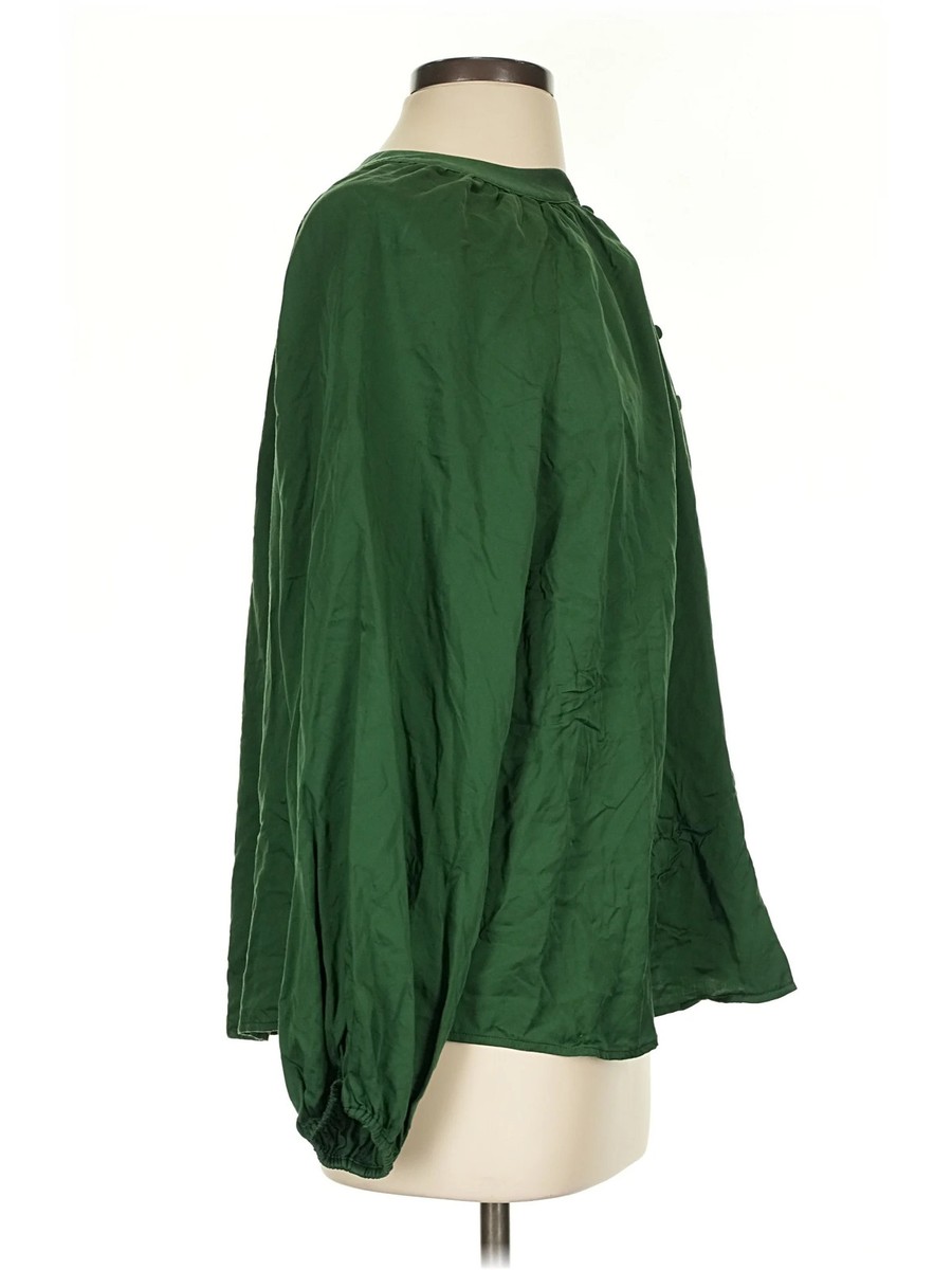 Darling Women Green Long Sleeve Blouse S View 3