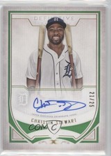 2019 Topps Definitive Collection Rookie Green 21/25 Christin Stewart Auto 0c6