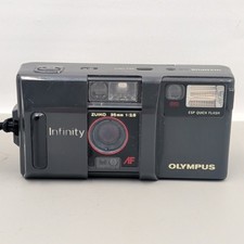 Olympus AF-1 QuartzDate Infinity 35mm Point  Shoot Film Camera Untested