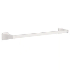 Futura 24 In. Wall Mount Towel Bar Bath Hardware Accessory in White