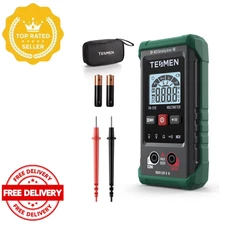 Digital Multimeter TM-510 4000 Counts Auto Ranging with NCV Voltage Tester Green