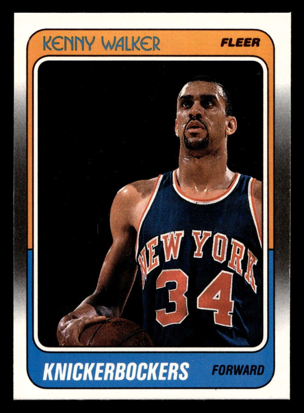 1988-89 Fleer #83 Kenny Walker Near Mint+ RC Rookie Knicks Basketball ID: 510098
