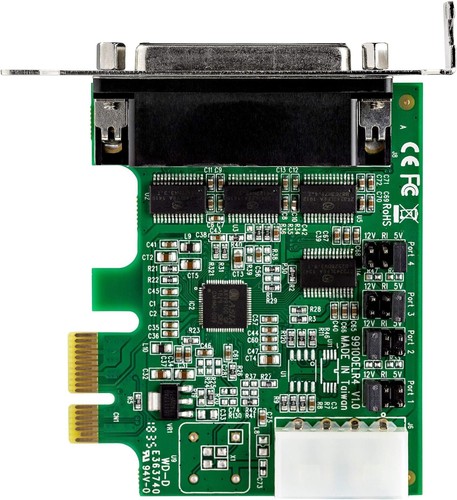 StarTech.com PCI Express serielle Schnittstellenkarte (4 Ports, 16950 UART, Low - Afbeelding 4 van 8