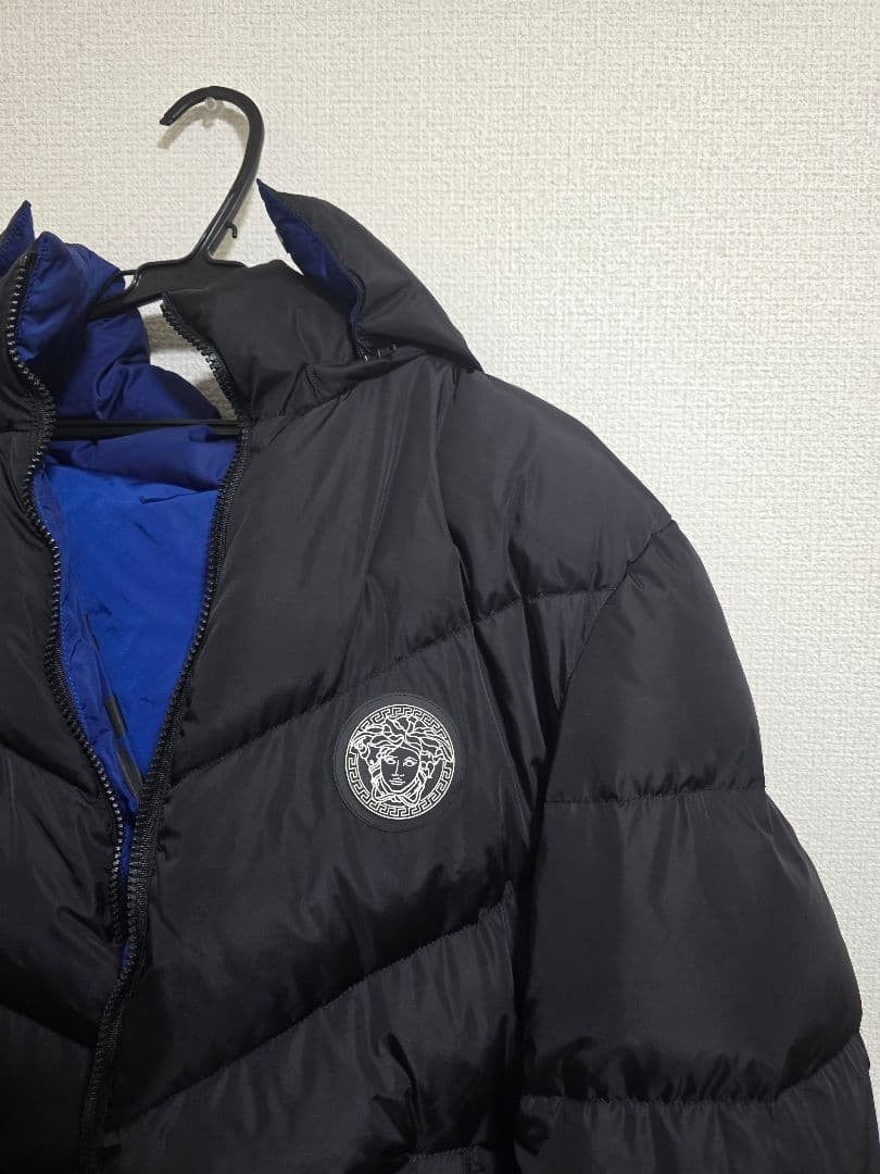 Versace Reversible Down Jacket Warm Insulated Puf… - image 2
