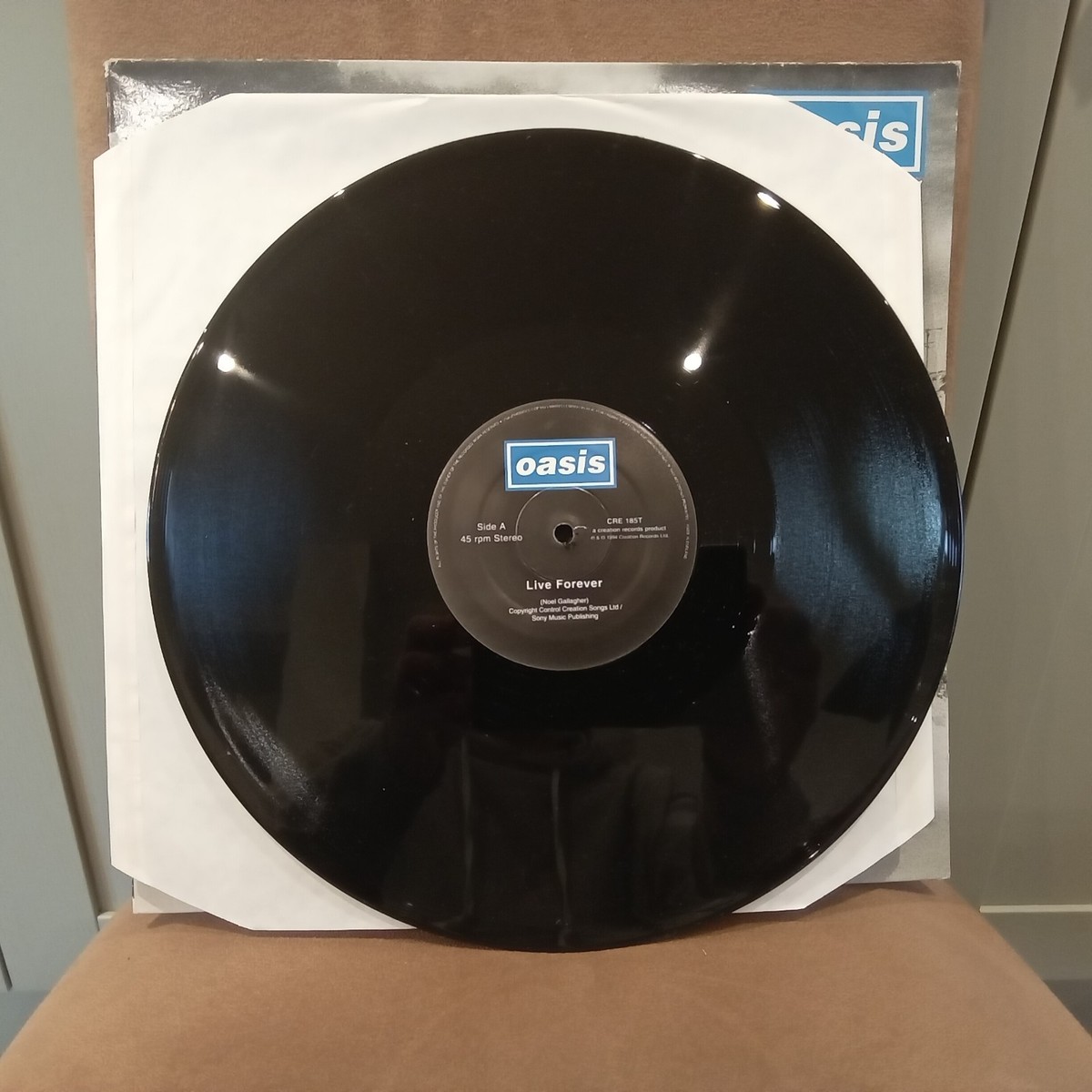 UNPLAYED Oasis Live Forever Cre185t 12