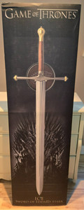 Original Game of Thrones Eddard Stark ICE Sword Replica HBO Licensed RARE w/box