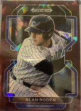 2022 Panini Prizm Alan Roden Purple Cracked Ice /23