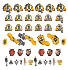 Warhammer 40k Imperial Fists Primaris Upgrades Transfers