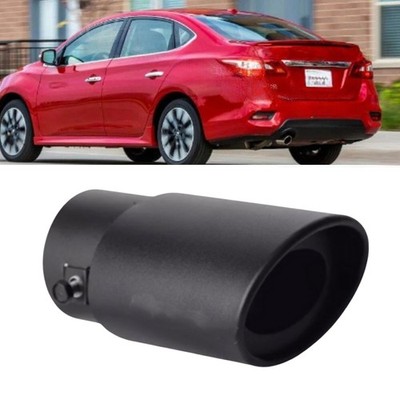 For Nissan Stainless Steel Round Rear Exhaust Pipe Tail Muffler