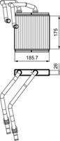 Valeo WäRmetauscher Innenraumheizung 811544 FüR Nissan Aluminium Qashqai 1 J10