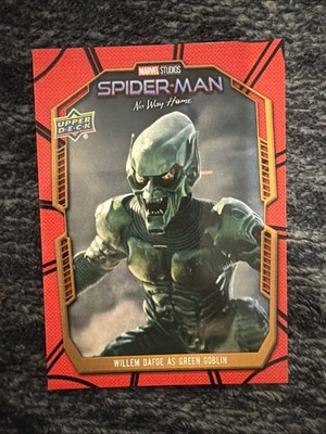 Willem Dafoe as Green Goblin 2023 UD Spider-Man: No Way Home #E-10 Ensemble