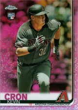 2019 Topps Chrome Update Pink Refractor #43 Kevin Cron RC Arizona Diamondbacks