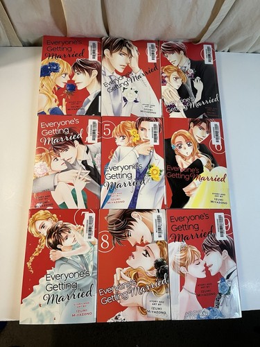 Everyone's Getting Married Complete Manga Set vol 1-9 English VIZ Ex-Library